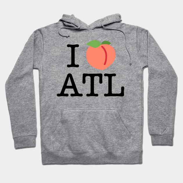 I Peach Atlanta Hoodie by KyleHarlow